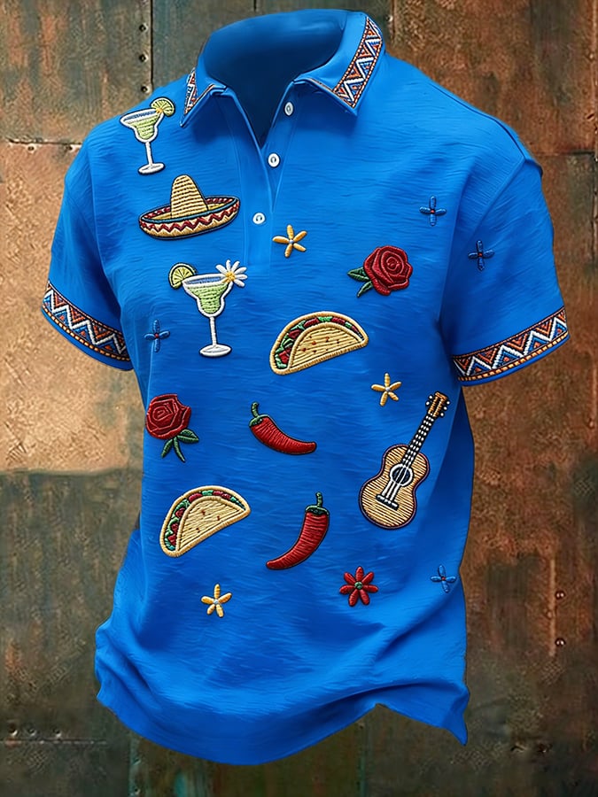 Men's Cinco de Mayo polo shirt