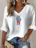 Puerto Rican Tree Frog Decorate Printed Long Sleeve Top