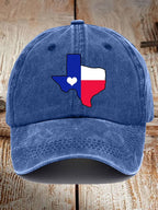 Unisex Texas Love Print Baseball Cap