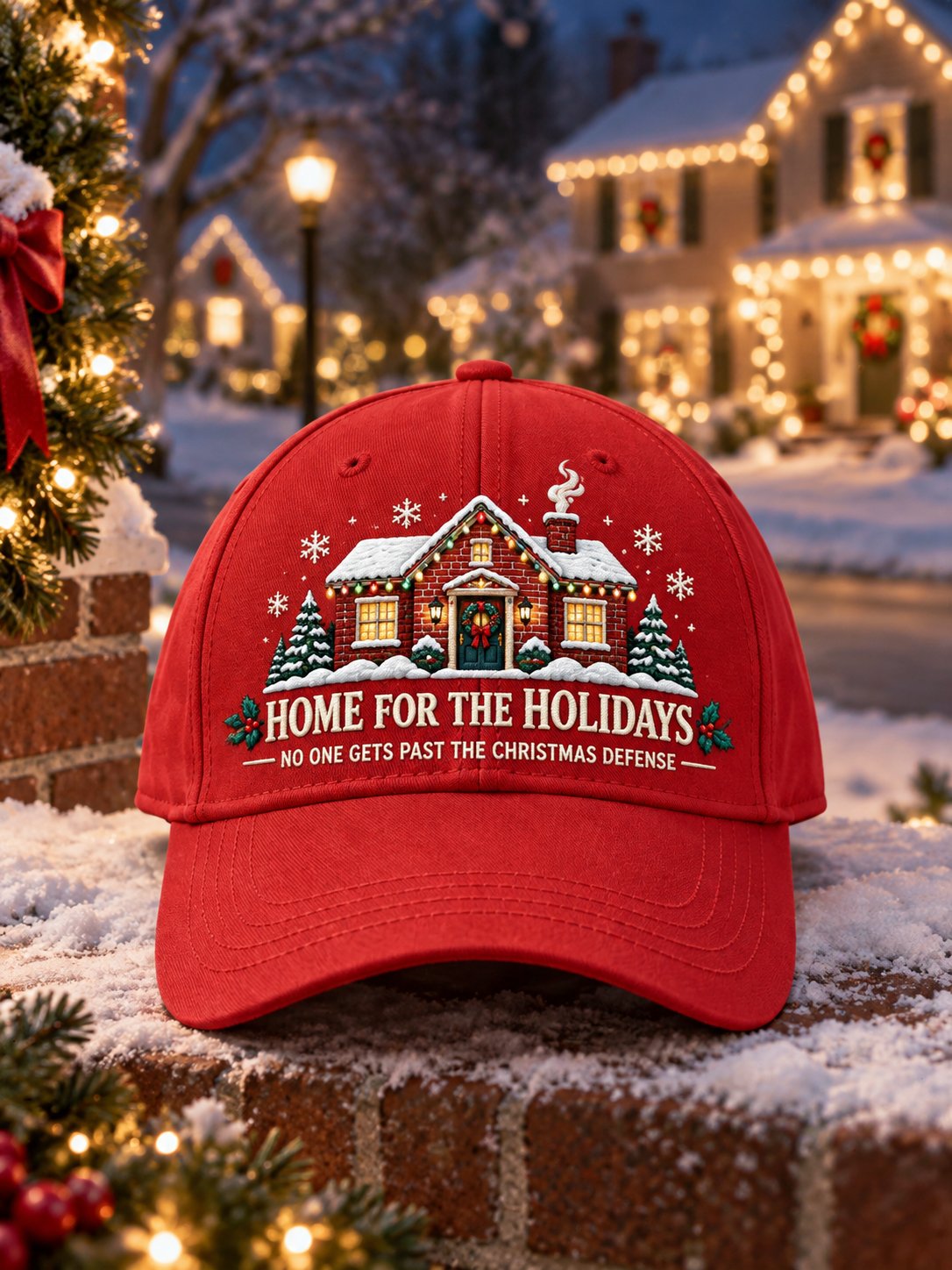 🔥🔥2nd 50% Off 🔥🔥Christmas Print Baseball Cap