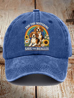 Unisex End The Suffering Save The Beagles Printed Hat