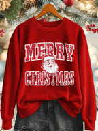 Women's Merry Christmas Print Sweatshirt