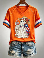 Women's Puerto Rico Halloween Graphic T-shirt