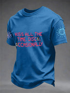 Men's Print Casual Printed T-shirt