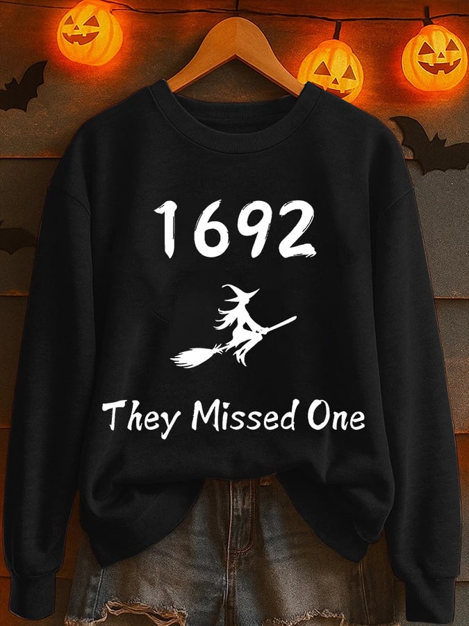 Women's 1692 They Missed One Printed Sweatshirt