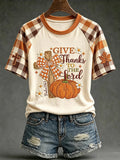 "Give Thanks To The Lord" Comfortable T-Shirt
