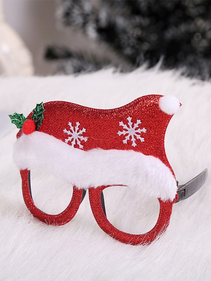 Christmas Party Decoration Glasses Frame