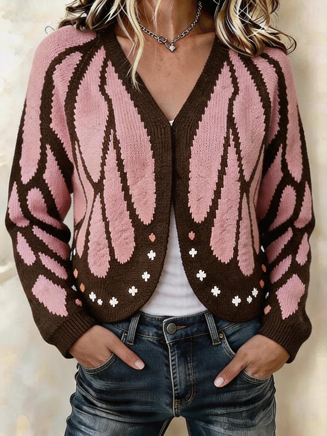 Women's Batwing-Sleeve Knit Cardigan
