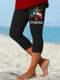 Women's Texas Strong Printed Leggings