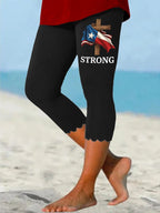 Women's Texas Strong Printed Leggings