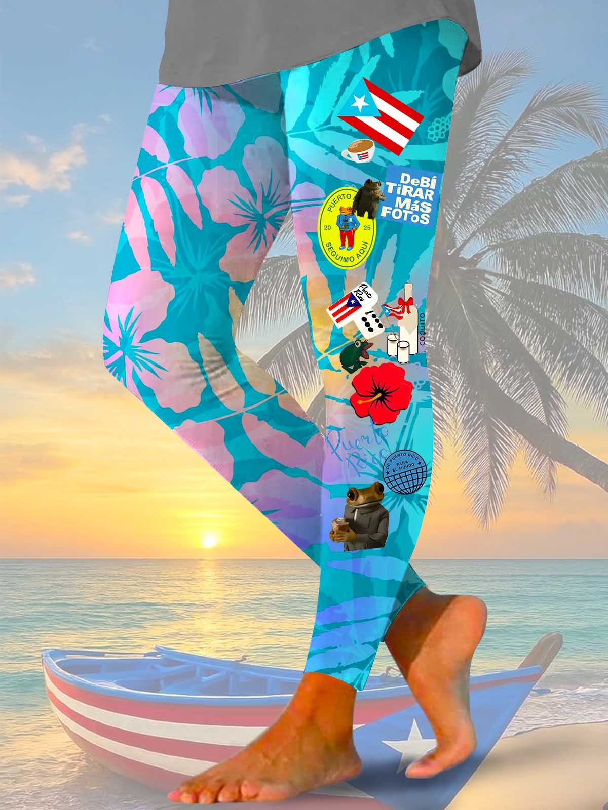 Women's Singer Print Leggings
