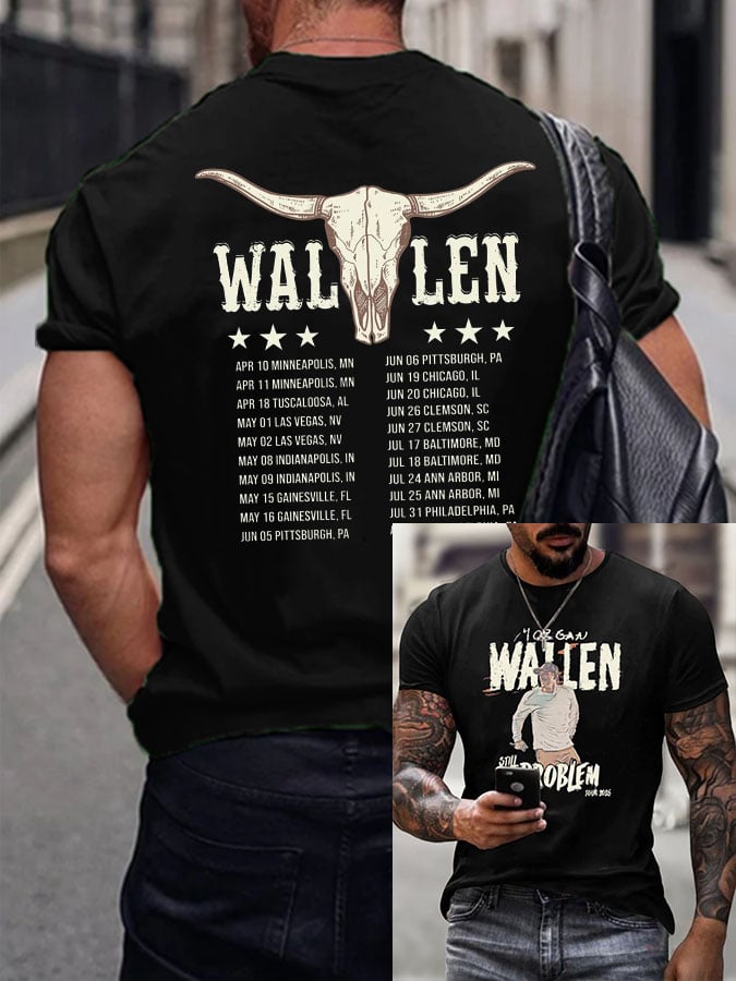 Men's Country Music Print T-Shirt