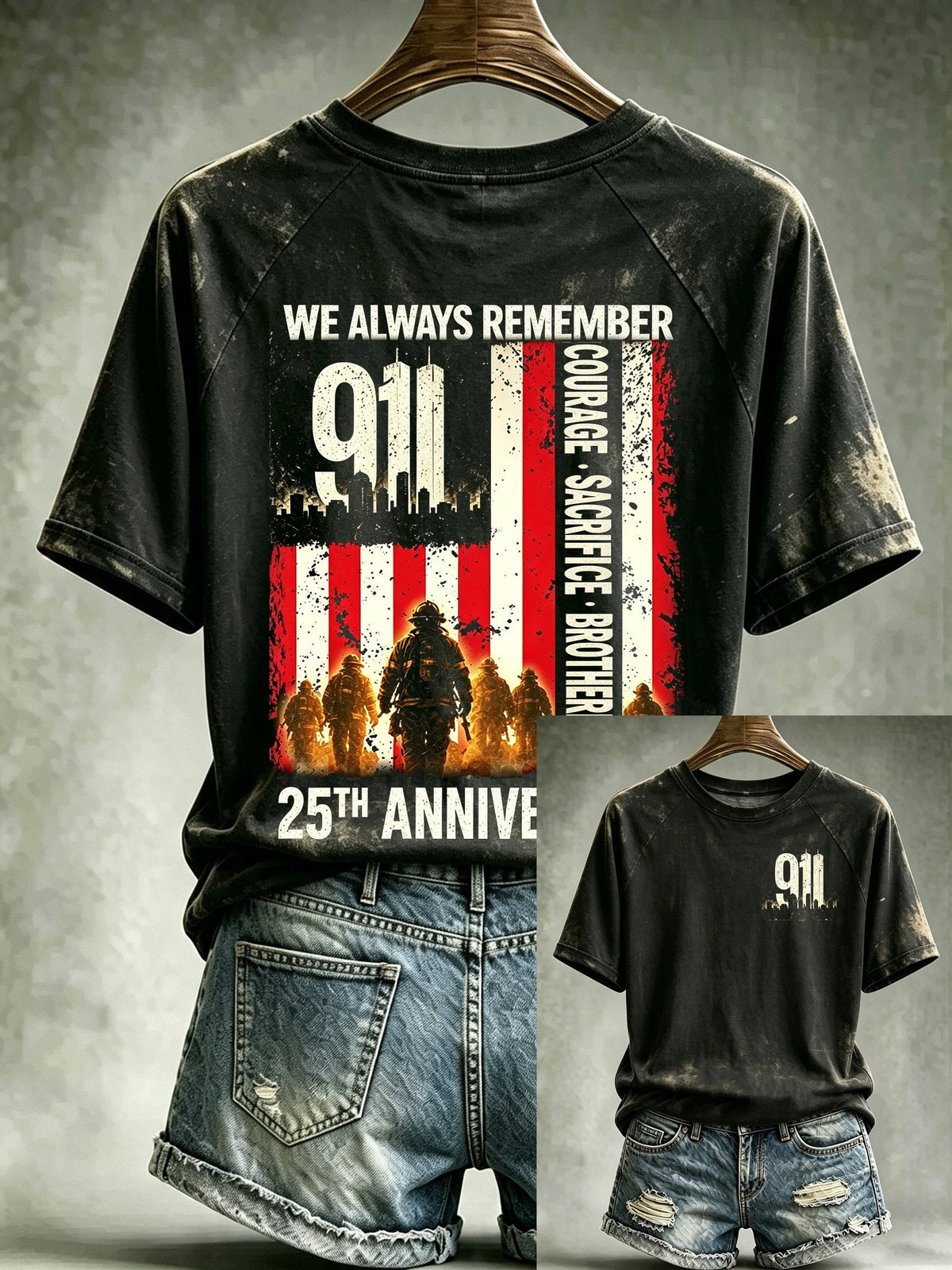 Women's 9/11 Memorial Graphic Top