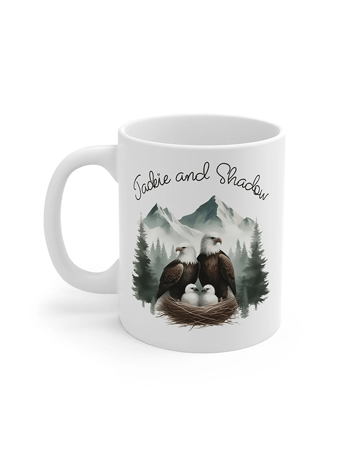 Retro Jackie & Shadow Print  Mug