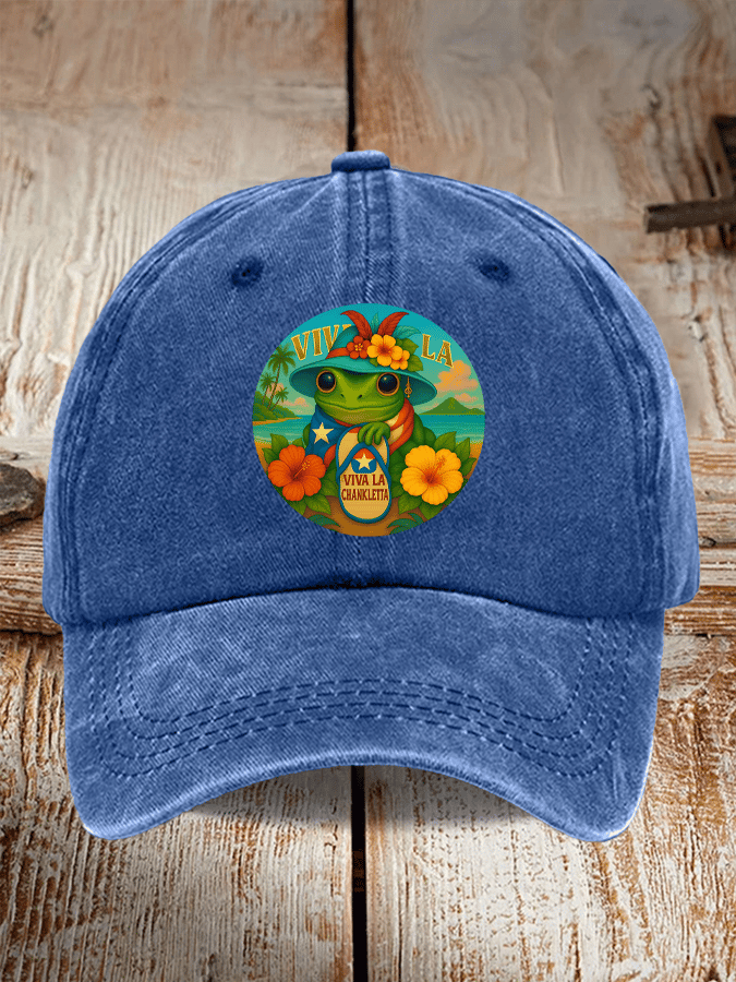Puerto Rico Printed Baseball Cap