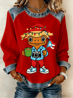 Women's Puerto Rican Christmas Print Sweatshirt
