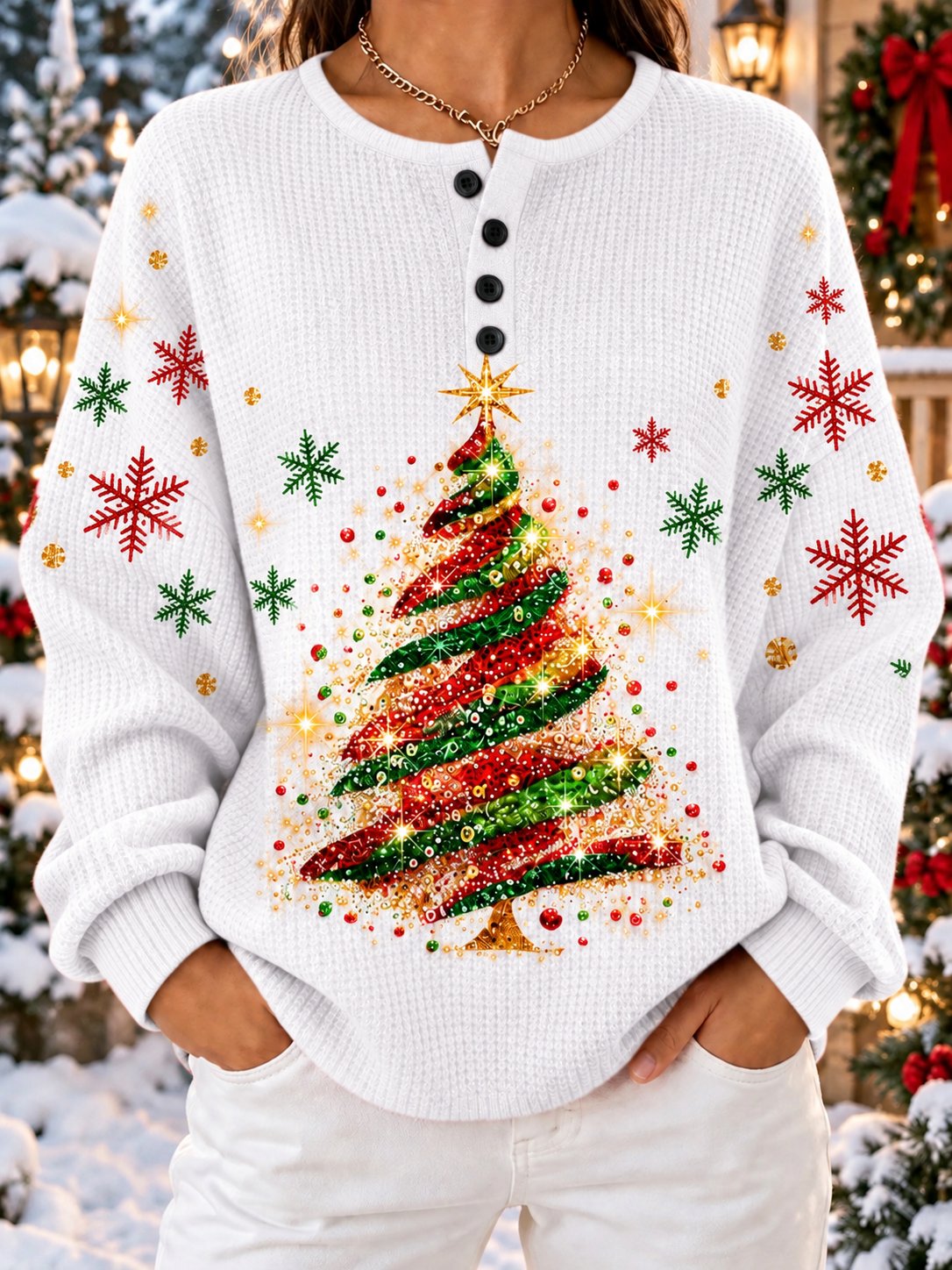 Women's Print Sweatshirt