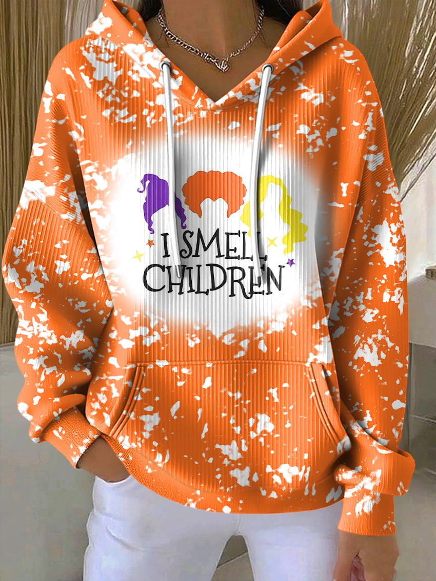 Women's Halloween Witch Print Casual Sweatshirt
