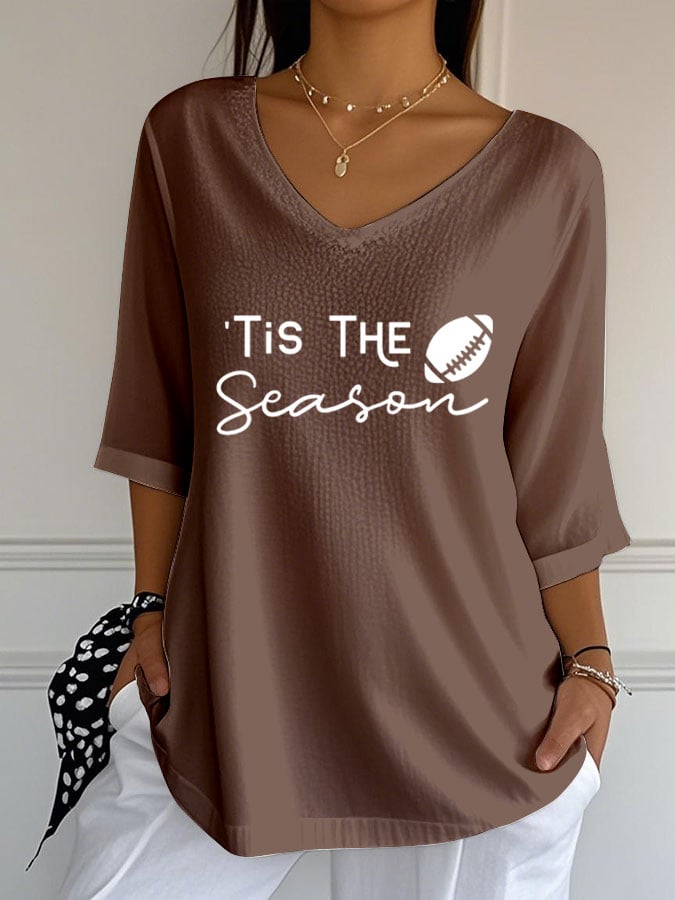Women's That's My Granddaughter Out There Print Casual T-shirt