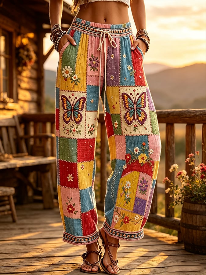 Women's Casual Printed Trousers