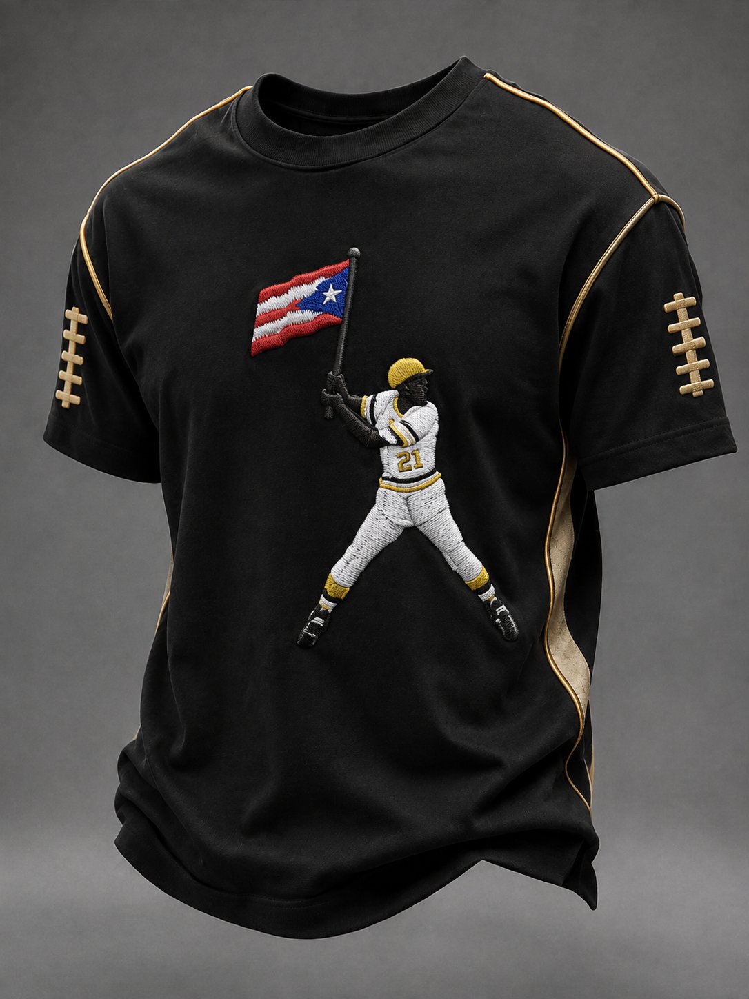 Men's Boricua 21 Print Casual T-shirt