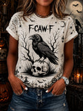 Women'S Casual Halloween Print T-Shirt