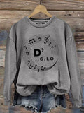 Women's Soulful Inspired Graphic Casual Sweatshirt