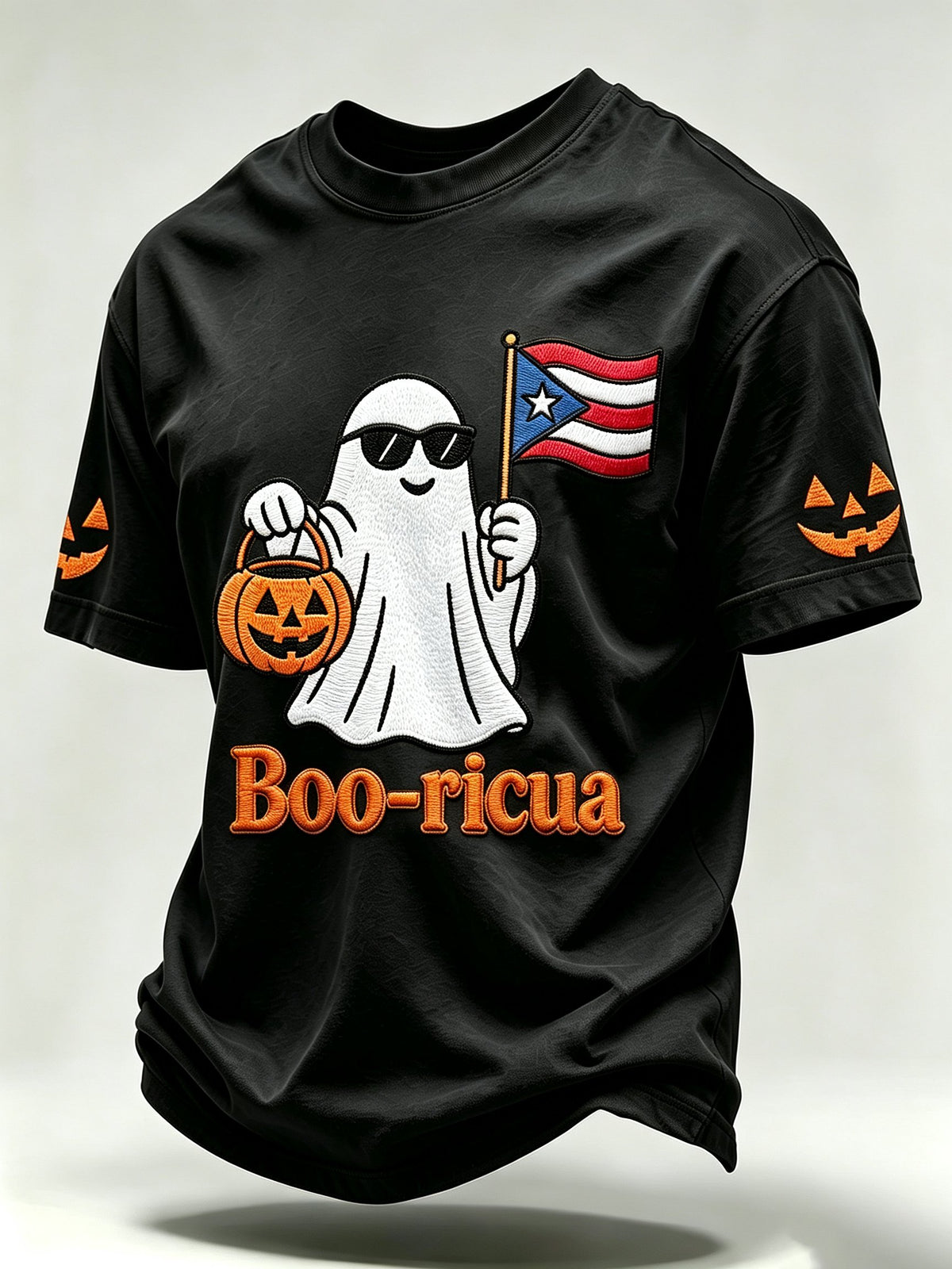 Men's Halloween In Puerto Rico Print Short-Sleeve T-Shirt
