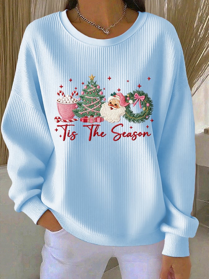 Women's Merry Christmas Print Casual Hoodie