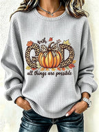 Women's God Is So Good Print Hooded Sweatshirt