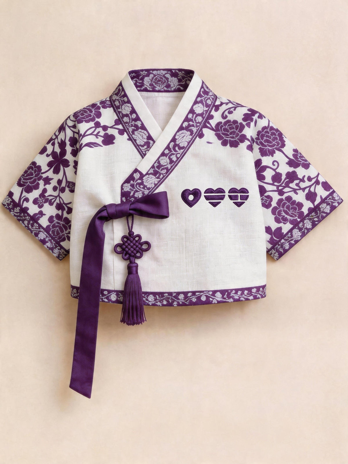 Women Concert-Inspired Jeogori Hanbok Top With Tassel