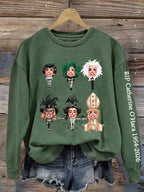 Women's Retro RIP 1954-2026 Print Sweatshirt