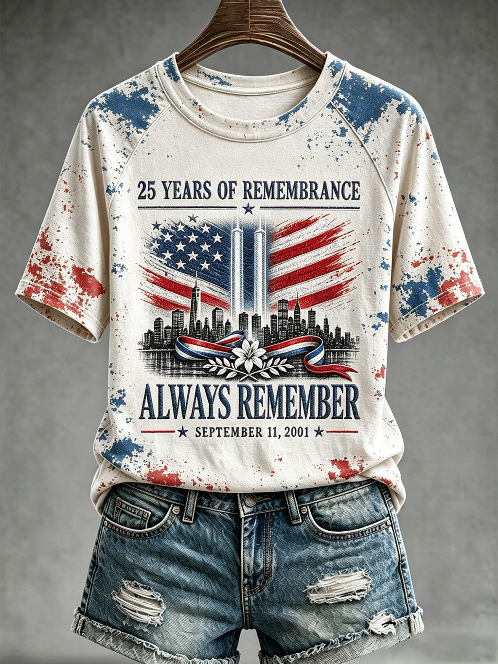 Women's 9/11 Memorial Graphic Top