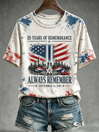 Women's 9/11 Memorial Graphic Top
