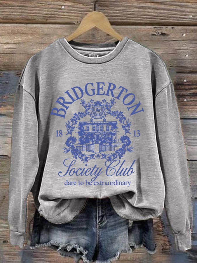 Women's Dare To Be Extraordinary Print Casual Sweatshirt