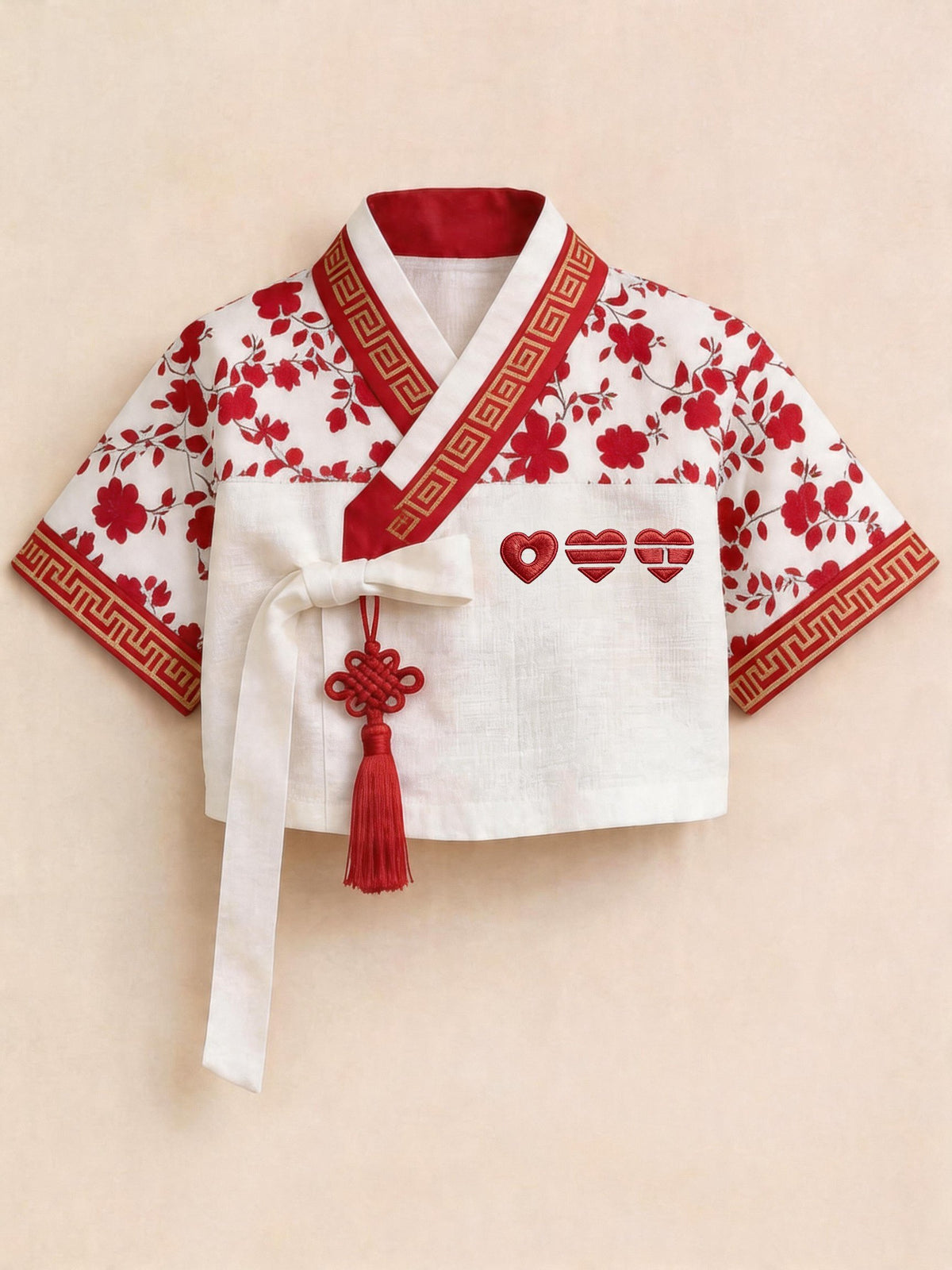 Women Concert-Inspired Jeogori Hanbok Top With Tassel