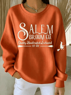 Women's Halloween Print Casual Sweatshirt