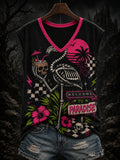 Women's Quirky Summer Aesthetic Printed Top