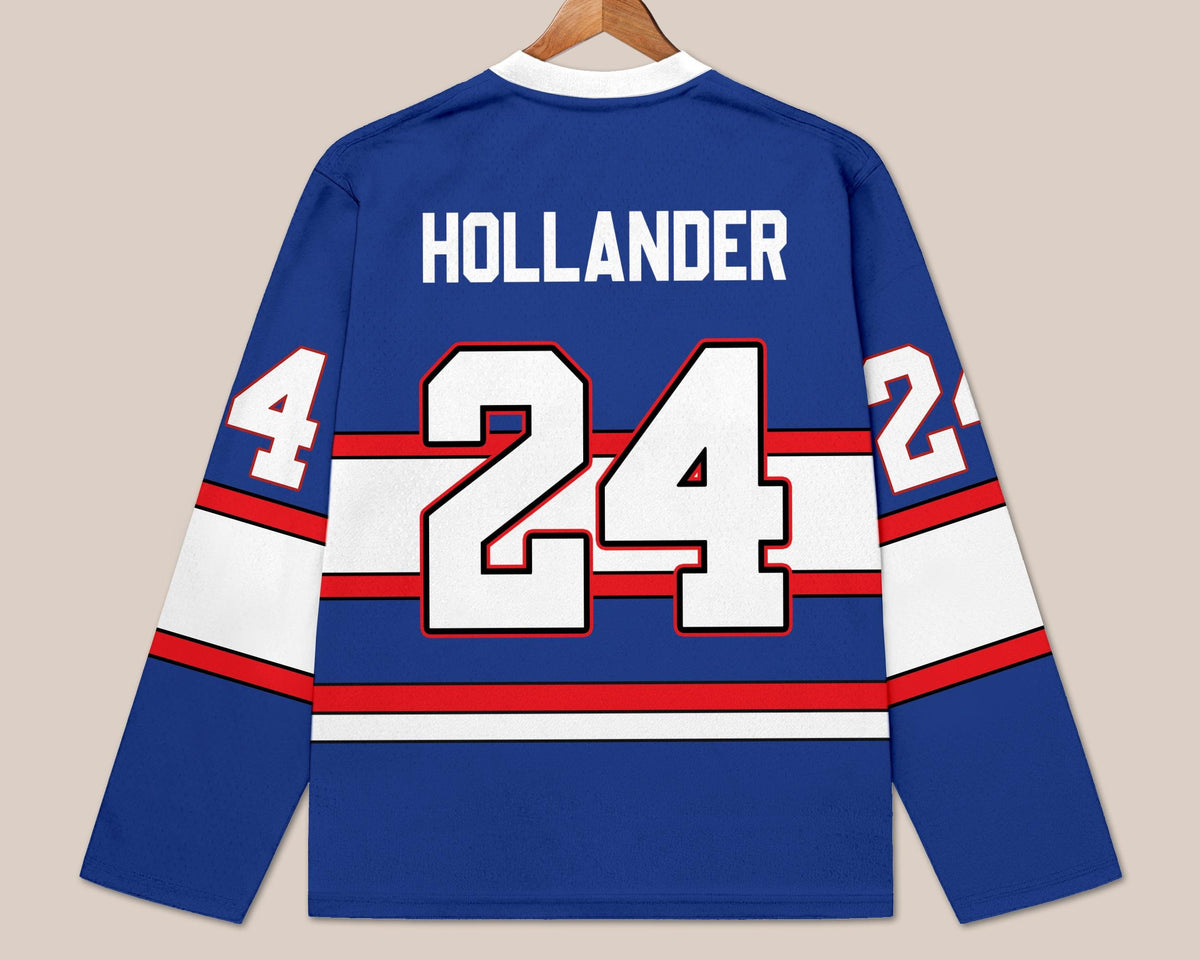 Men's ice hockey print casual top