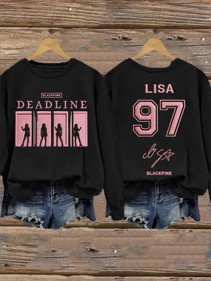 Women's Music Art Print Sweatshirt