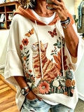 Women's Fall Is My Favorite Color Plaids Printed Hoodie