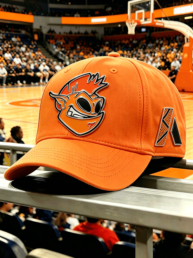 Unisex Puerto Rican basketball fan 3D silicone logo retro baseball cap