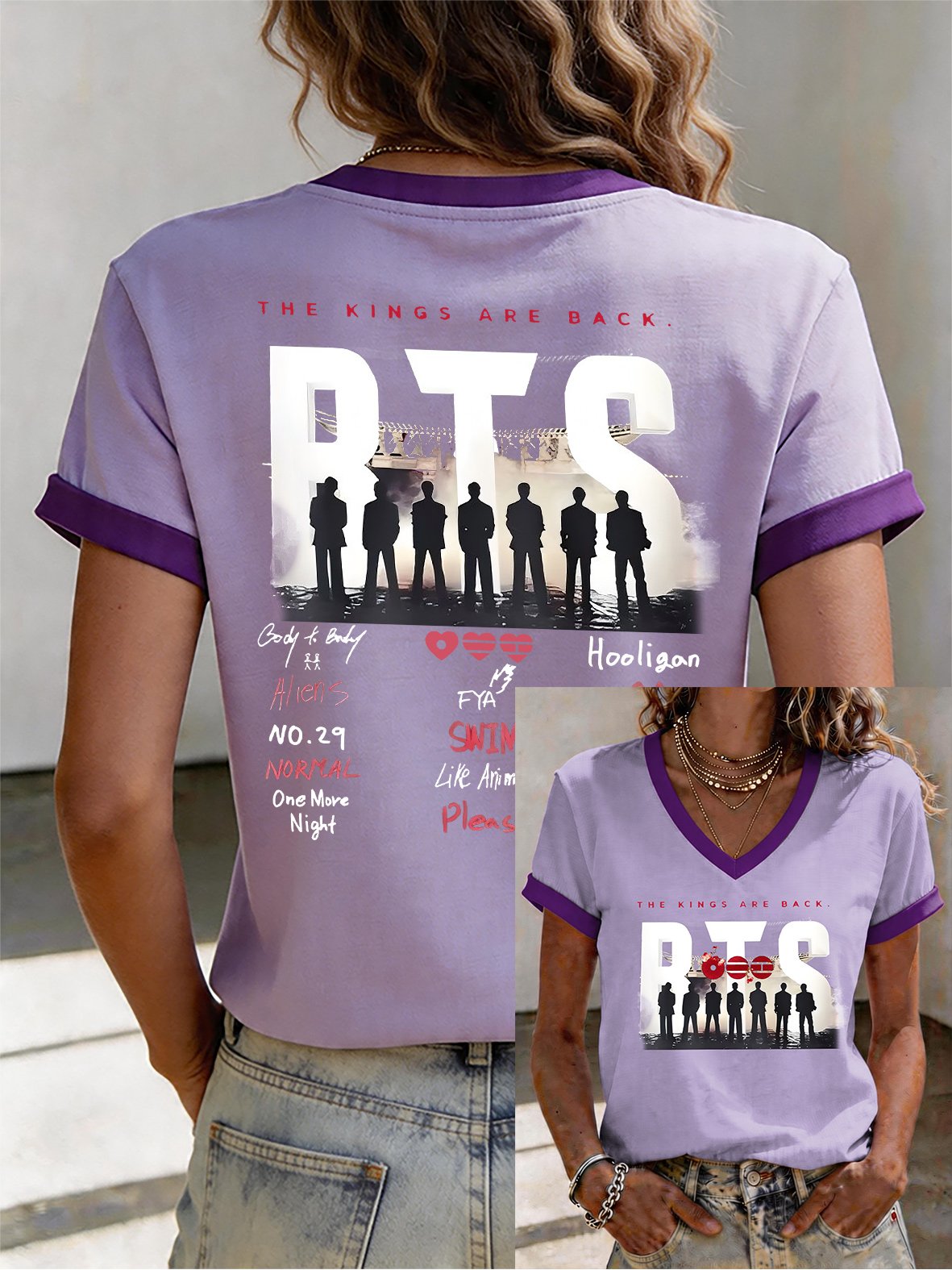 Women's Music Art Print T-shirt