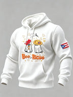 Men'S Puerto Rico Halloween casual print hoodie