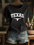 Women's Texas Stronger Than the Storm Print T-shirt