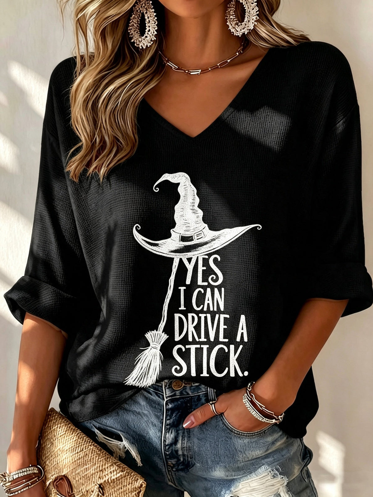 Women's Casual Halloween Printed Top