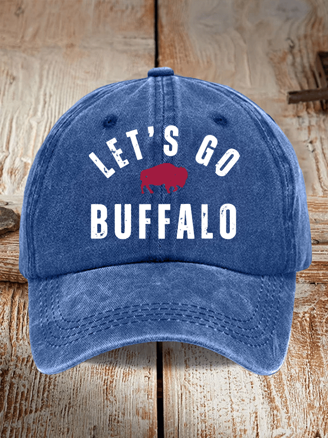 Football Game Day Print Baseball Cap