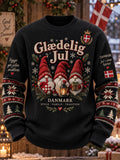 Men's Danish Christmas Print T-Shirt