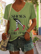 Women's Halloween Printed Casual T-Shirt