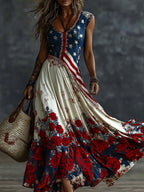Women'S Casual Printed Dress